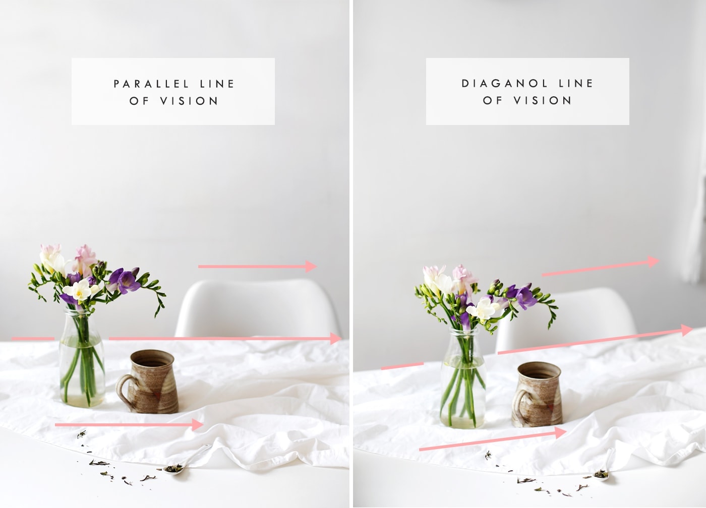 blogger photography tips | angle | line of vision