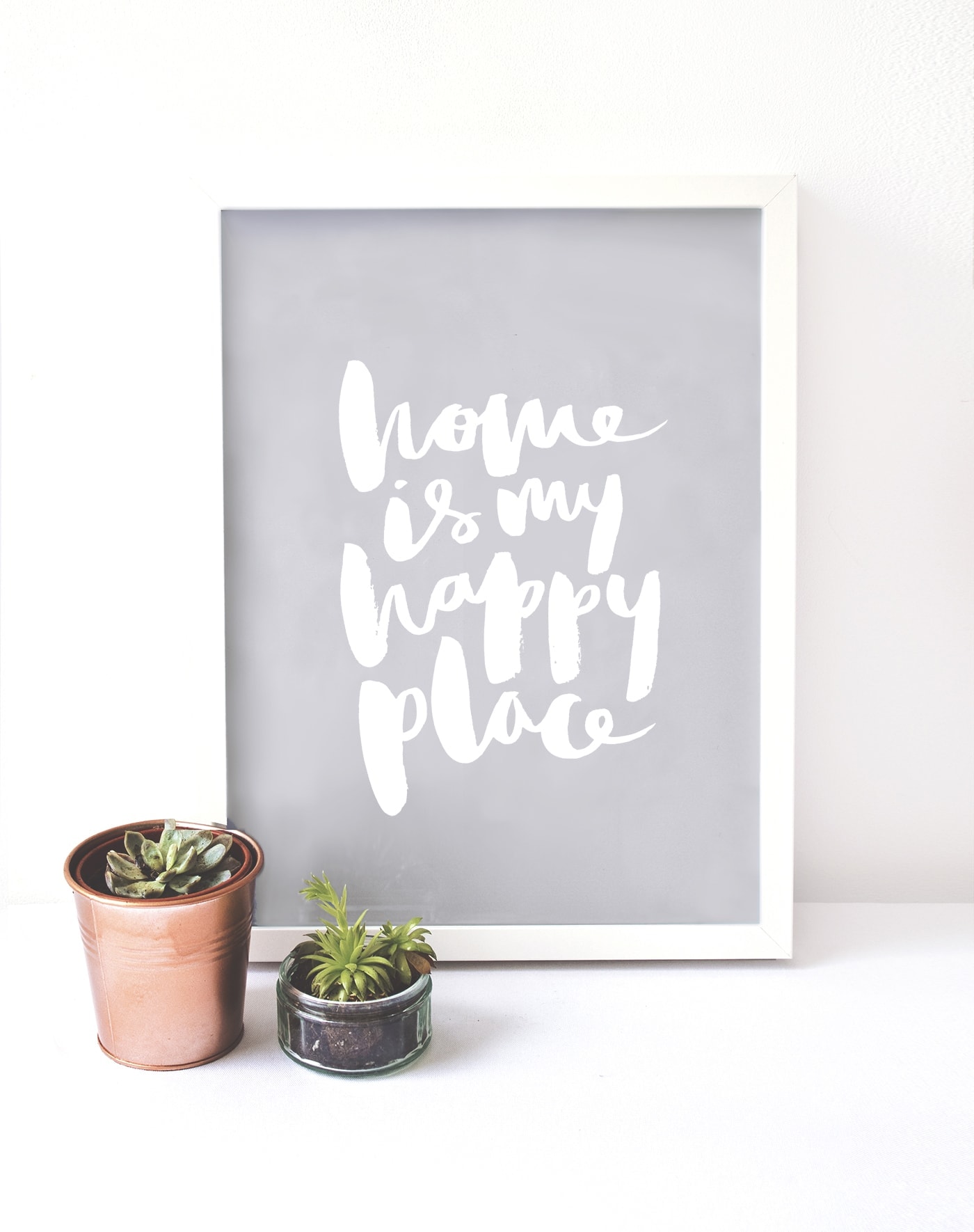 home is my happy place print