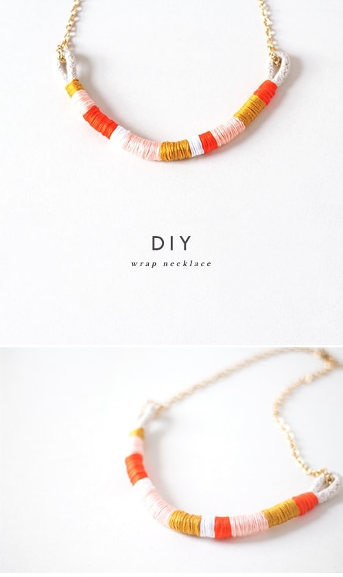 DIY Wrapped Rope Necklace - Alice and Lois