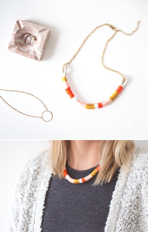 The Thin Thread  CUTE EASTER DAY DIY NECKLACE