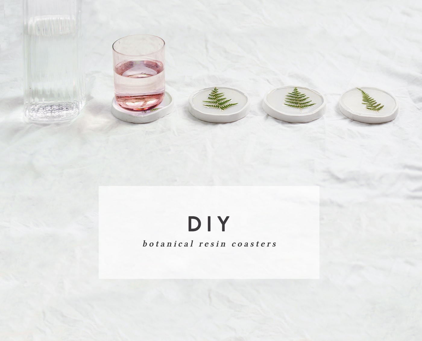 How to Make Botanical-Inspired Air-Dry Clay Coasters