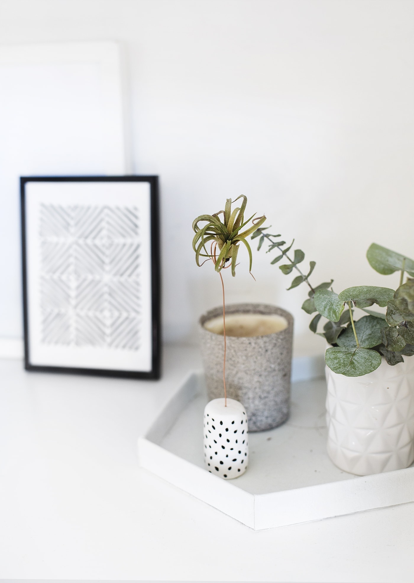 clay air planter holders | easy DIY tutorial | house plants