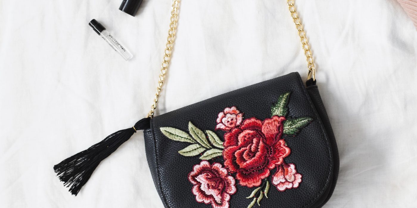 embroidered tassel bag idea | craft tutorial