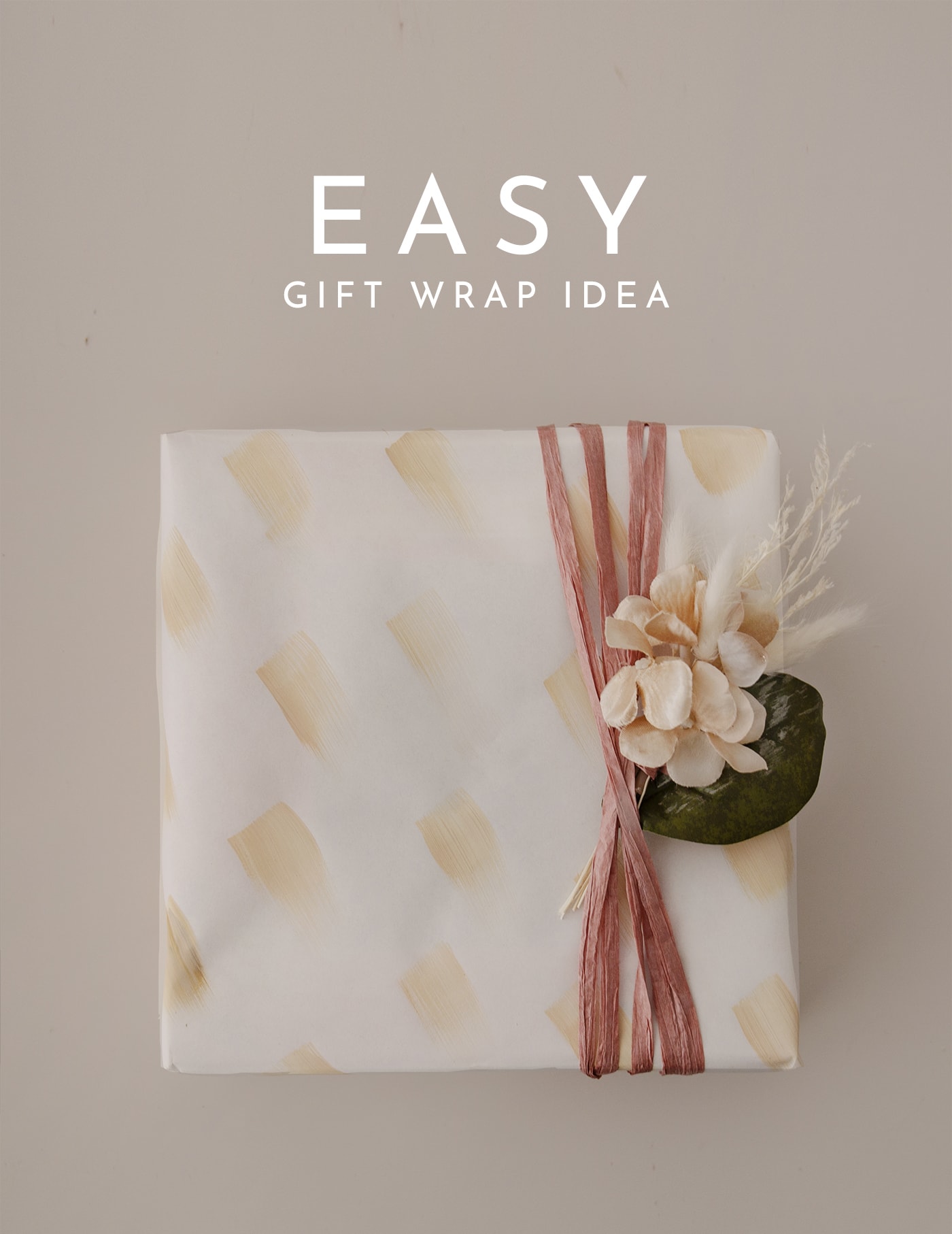 DIY MOTHER'S DAY GIFT  CANDLE & WRAPPING 