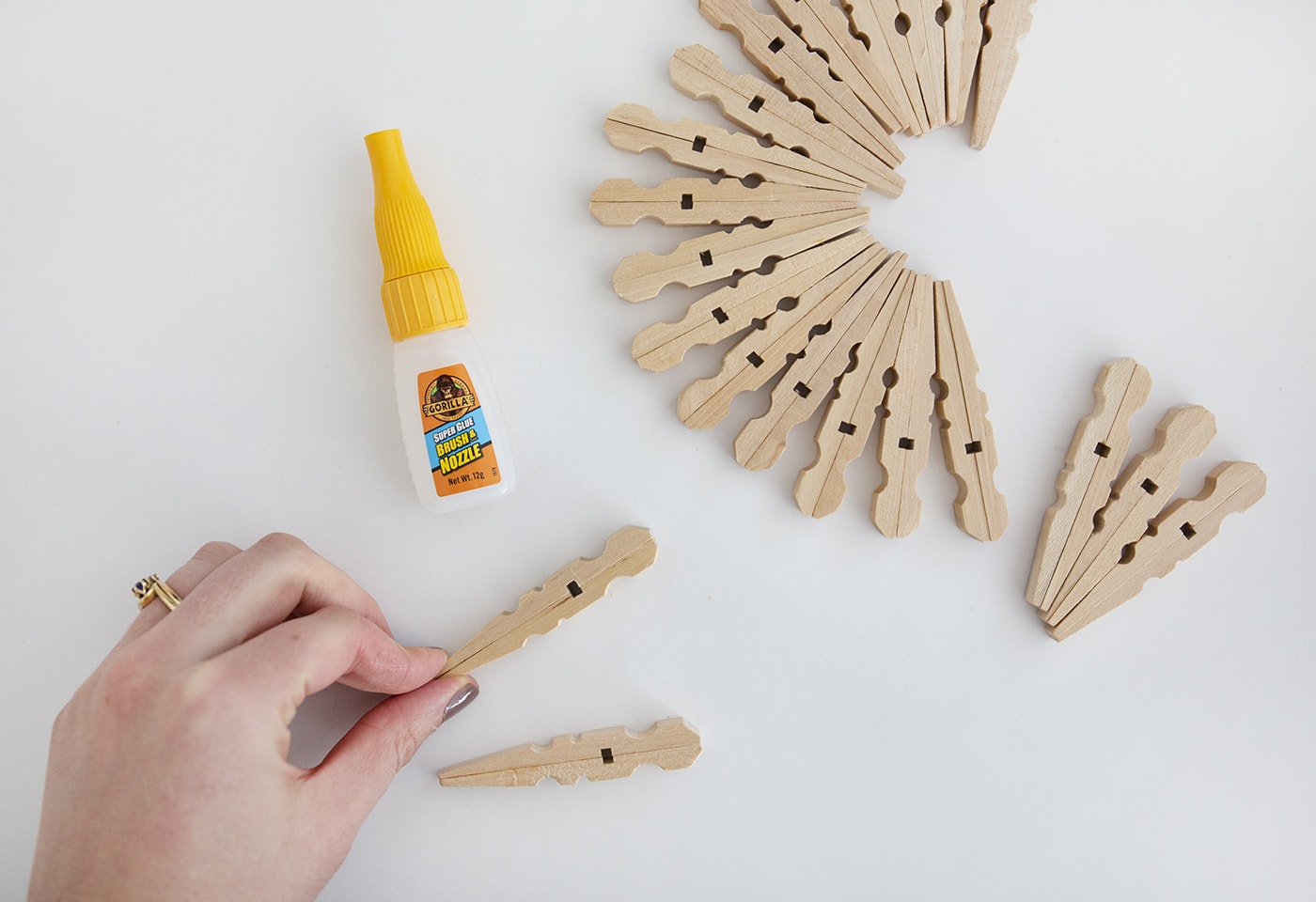 DIY Peg Mat with Gorilla Glue