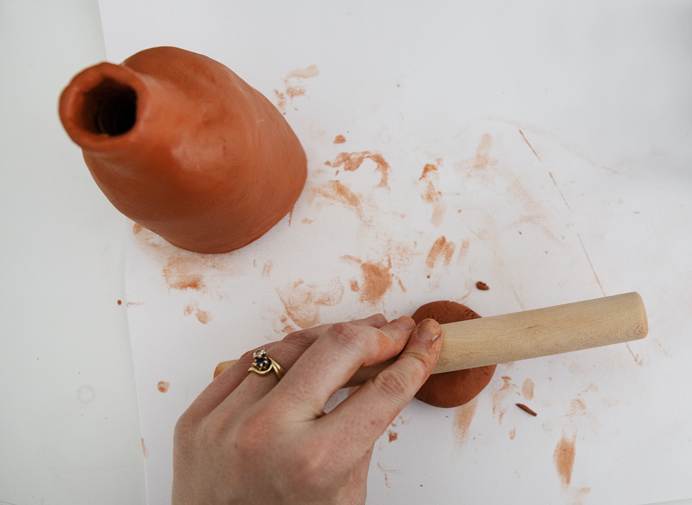 DIY Quirky Clay Vases