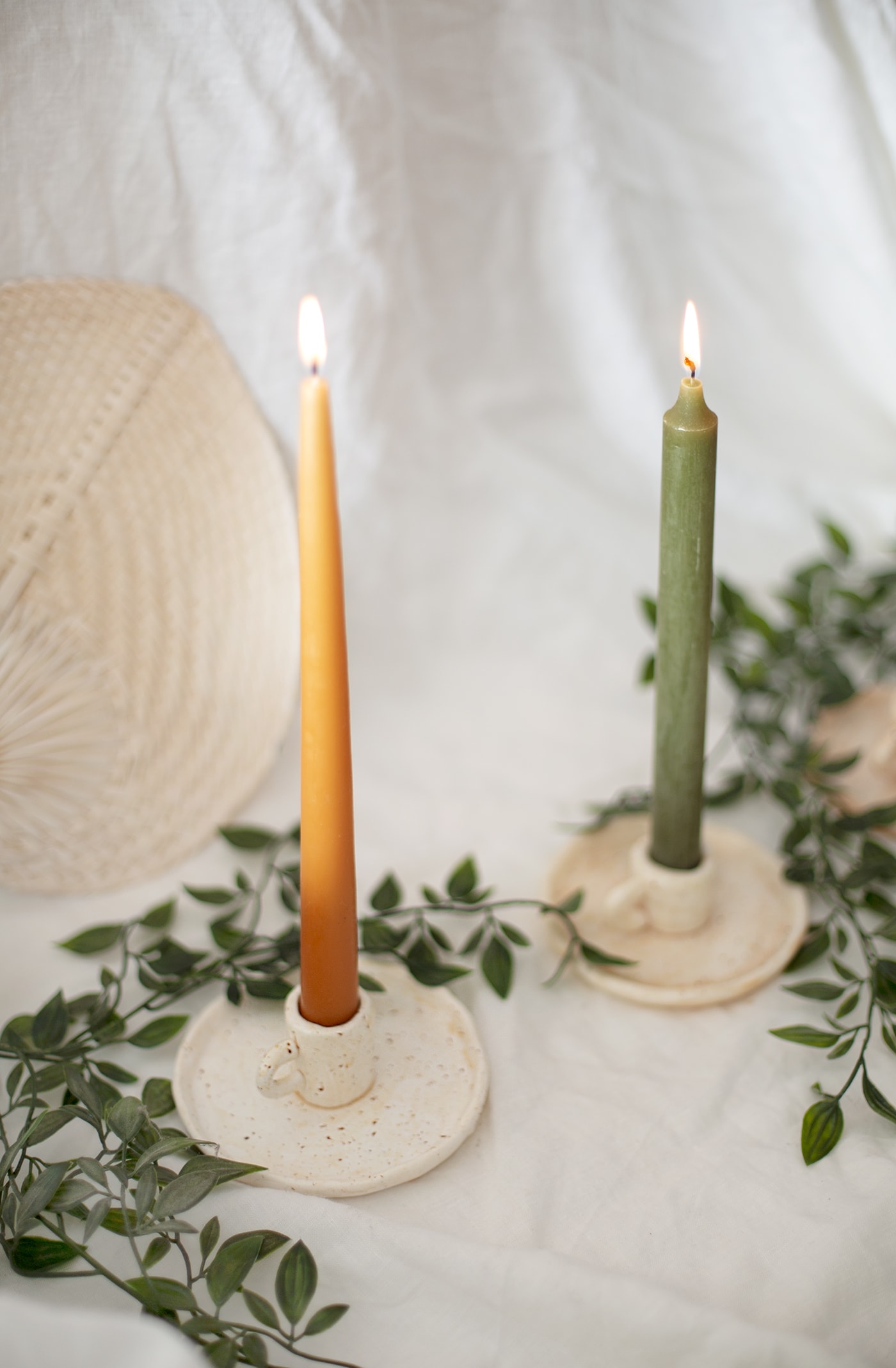 Bedroom Candle Stick Holder Ceramics Candlesticks for Candles