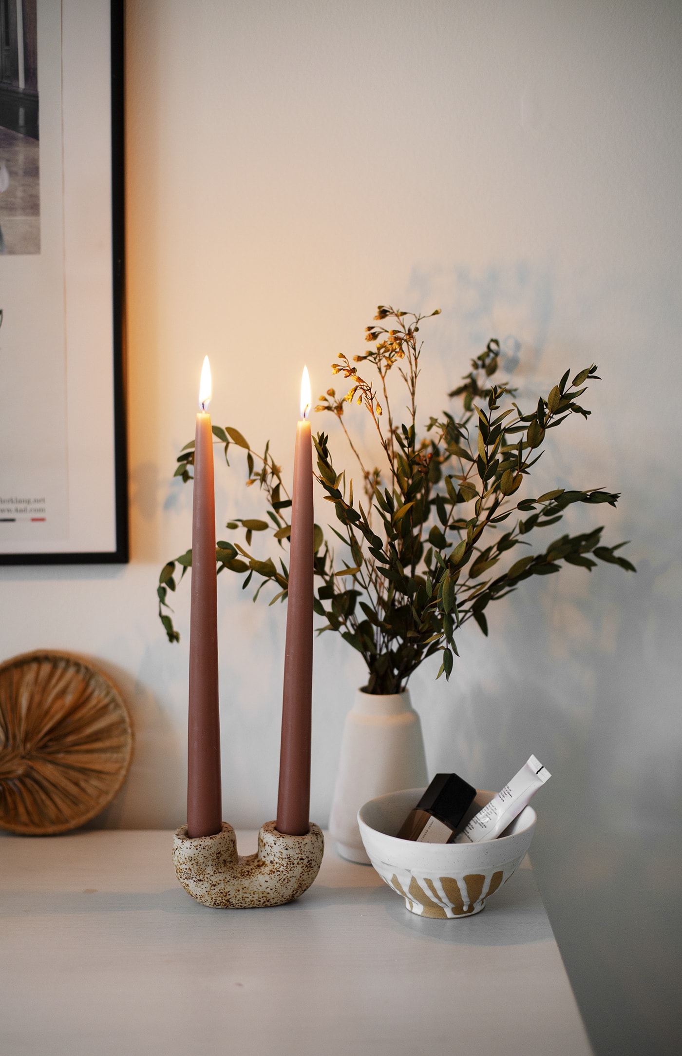 DIY Mid Century Candlestick Holders - A Beautiful Mess