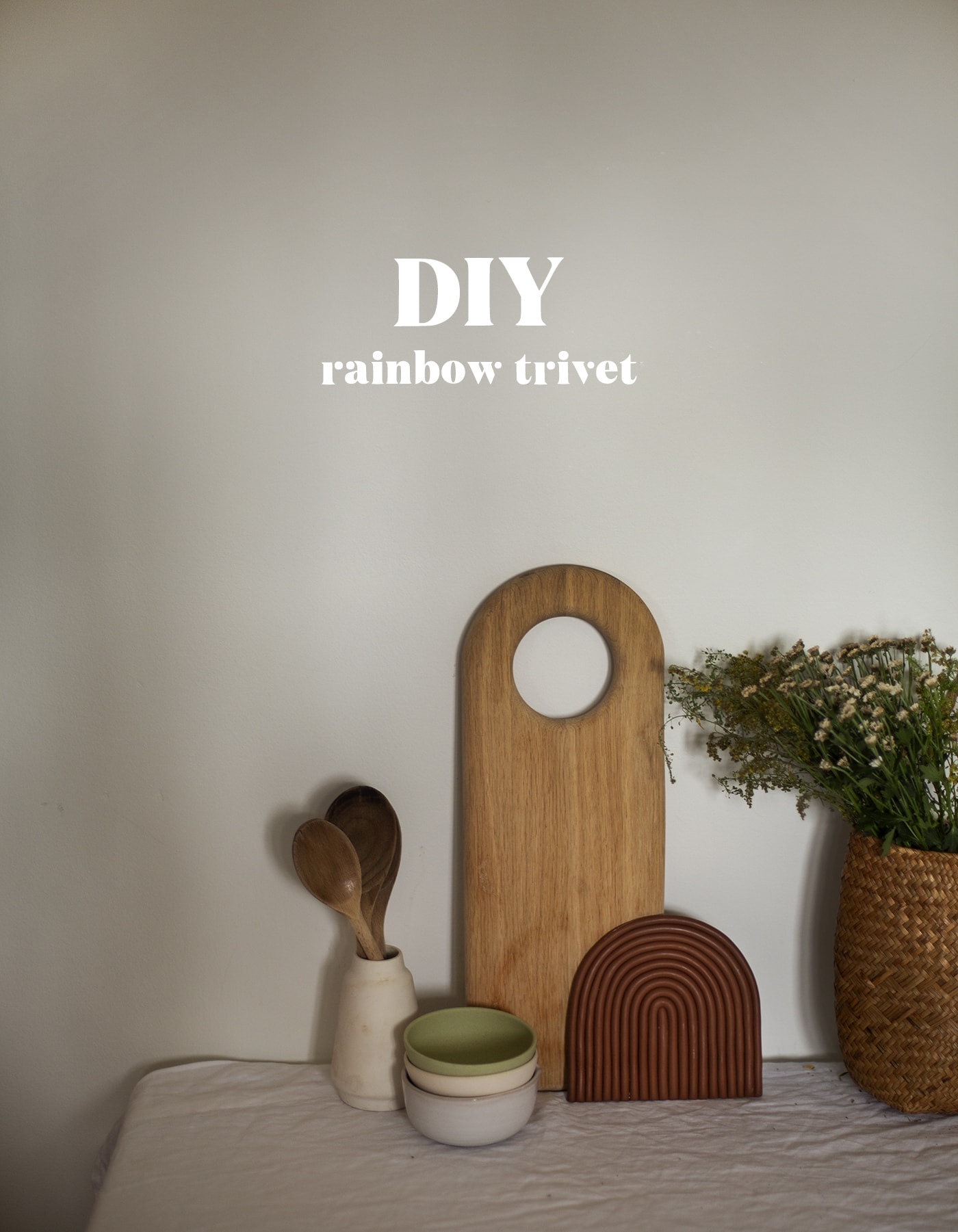 DIY Rainbow Trivet