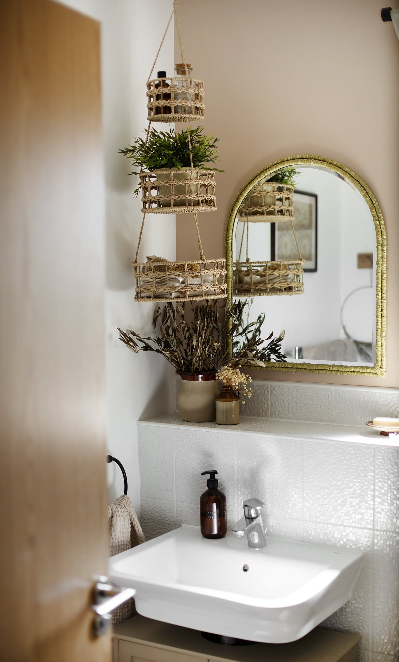 Simple Bathroom Makeover - Renter Friendly - The Merrythought